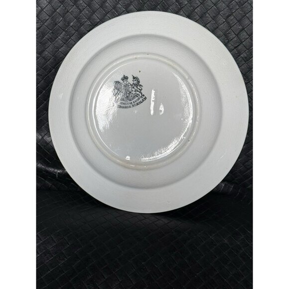 H Burgess BURSLEM ENGLAND Ironstone 9 Inch Stew Porridge Bowl - Picture 10 of 10
